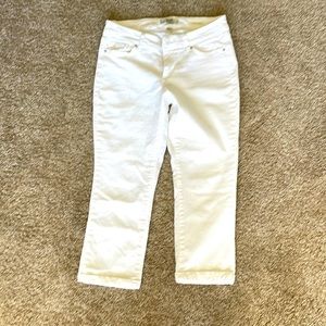 Vintage America crop boho jeans.